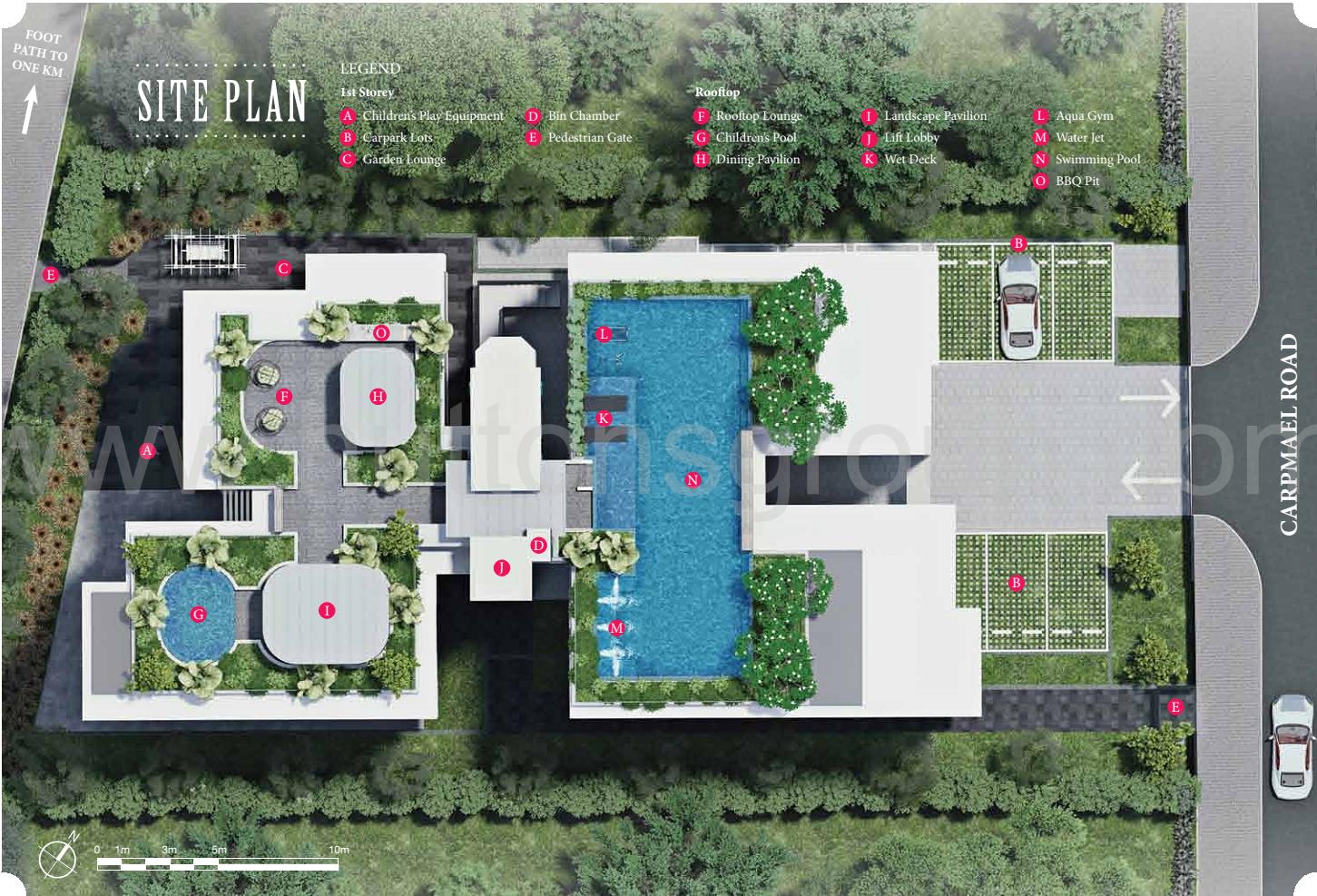 Carpmael 38 siteplan