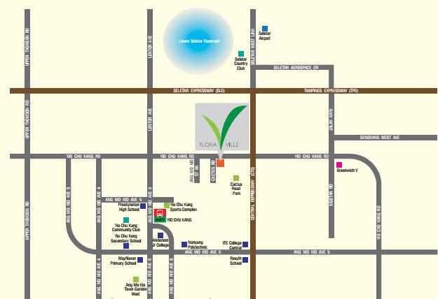 Flora Ville Map