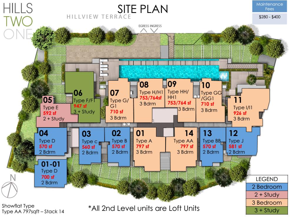 Hills21 SitePlan