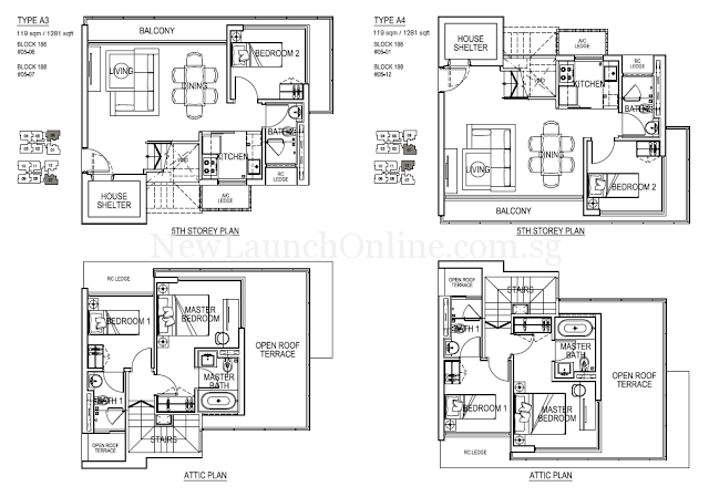 Pollen-and-Bleu-3-Bedroom-Penthouse